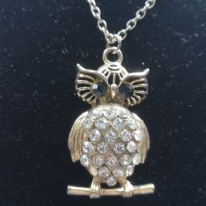 ❤️ OWL Necklace 18"
